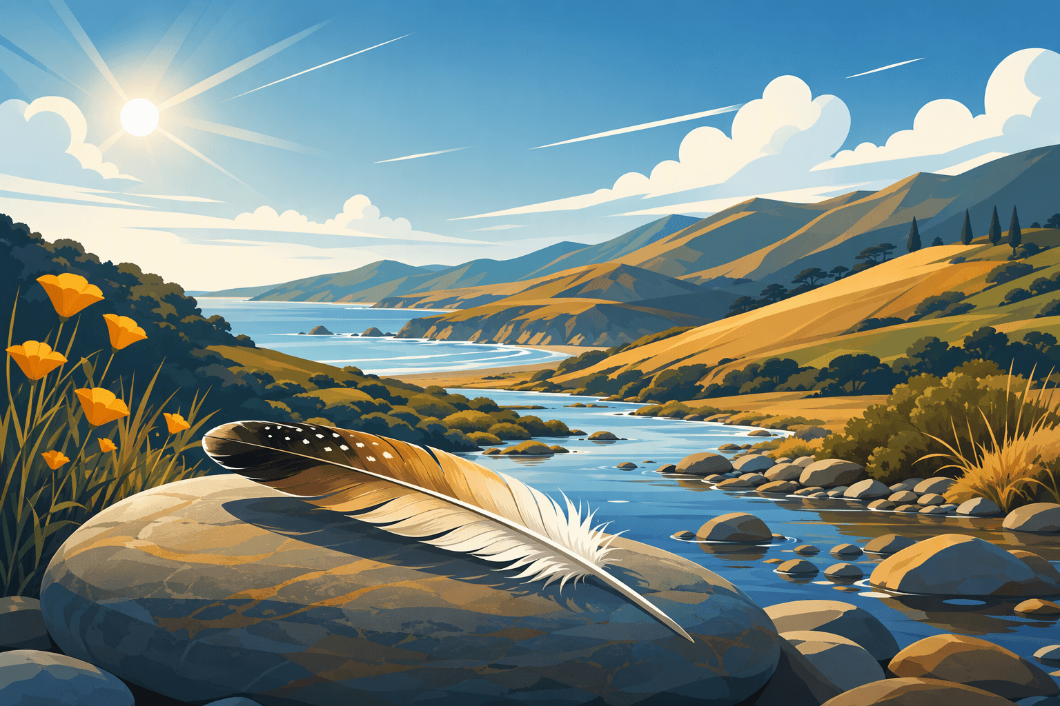 Native American Holiday - illustration, Jake Team LLC