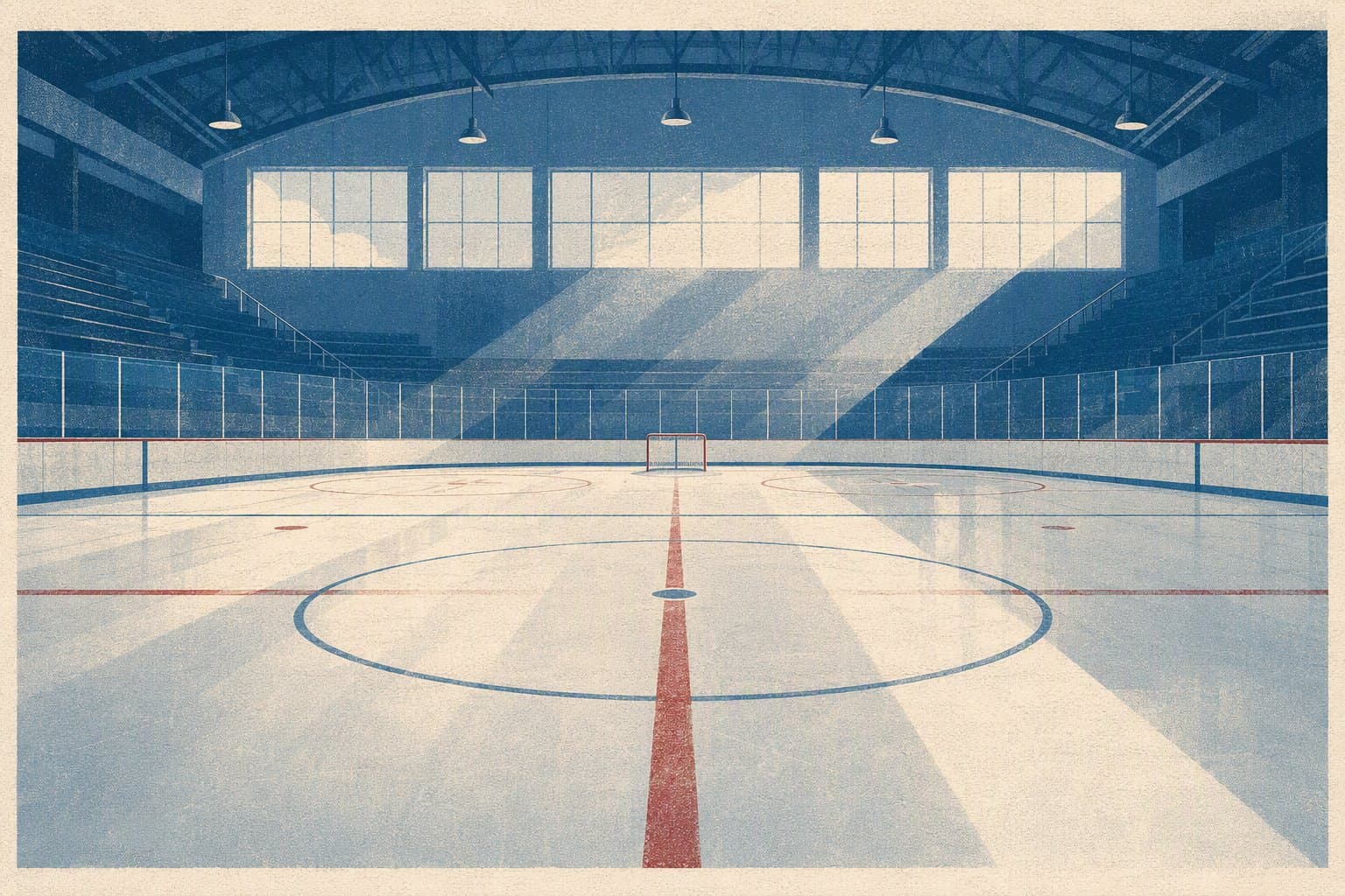 Hockey arena atmosphere - illustration, Jake Team LLC