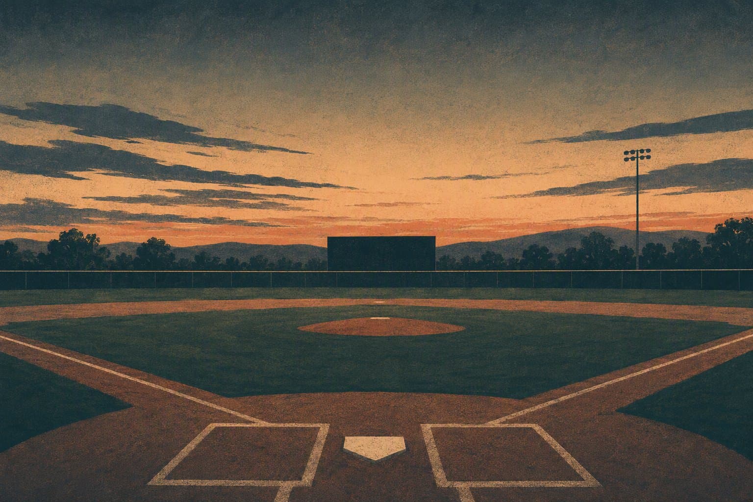 baseball field - illustration, Jake Team LLC