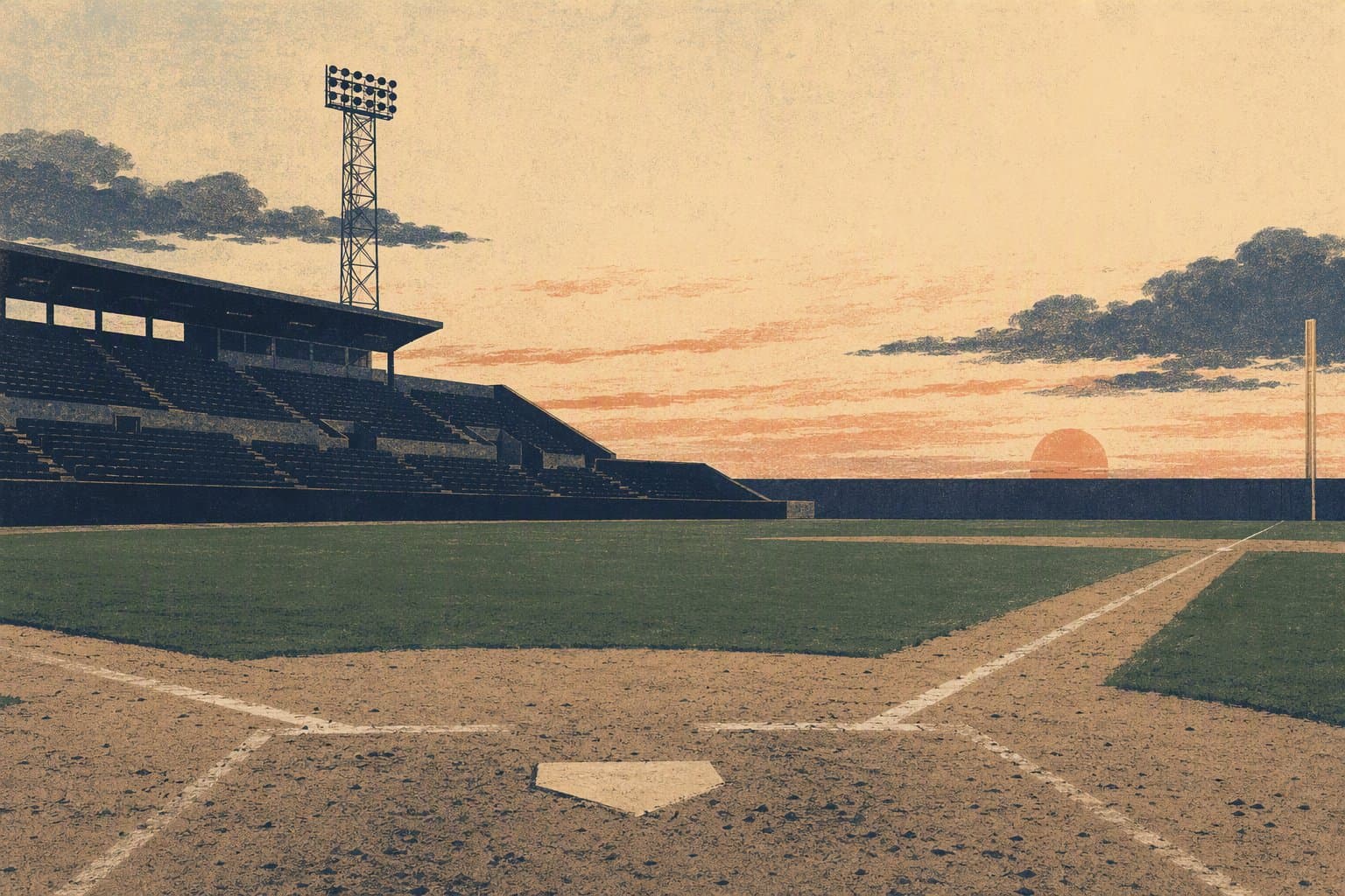 baseball stadium - illustration, Jake Team LLC