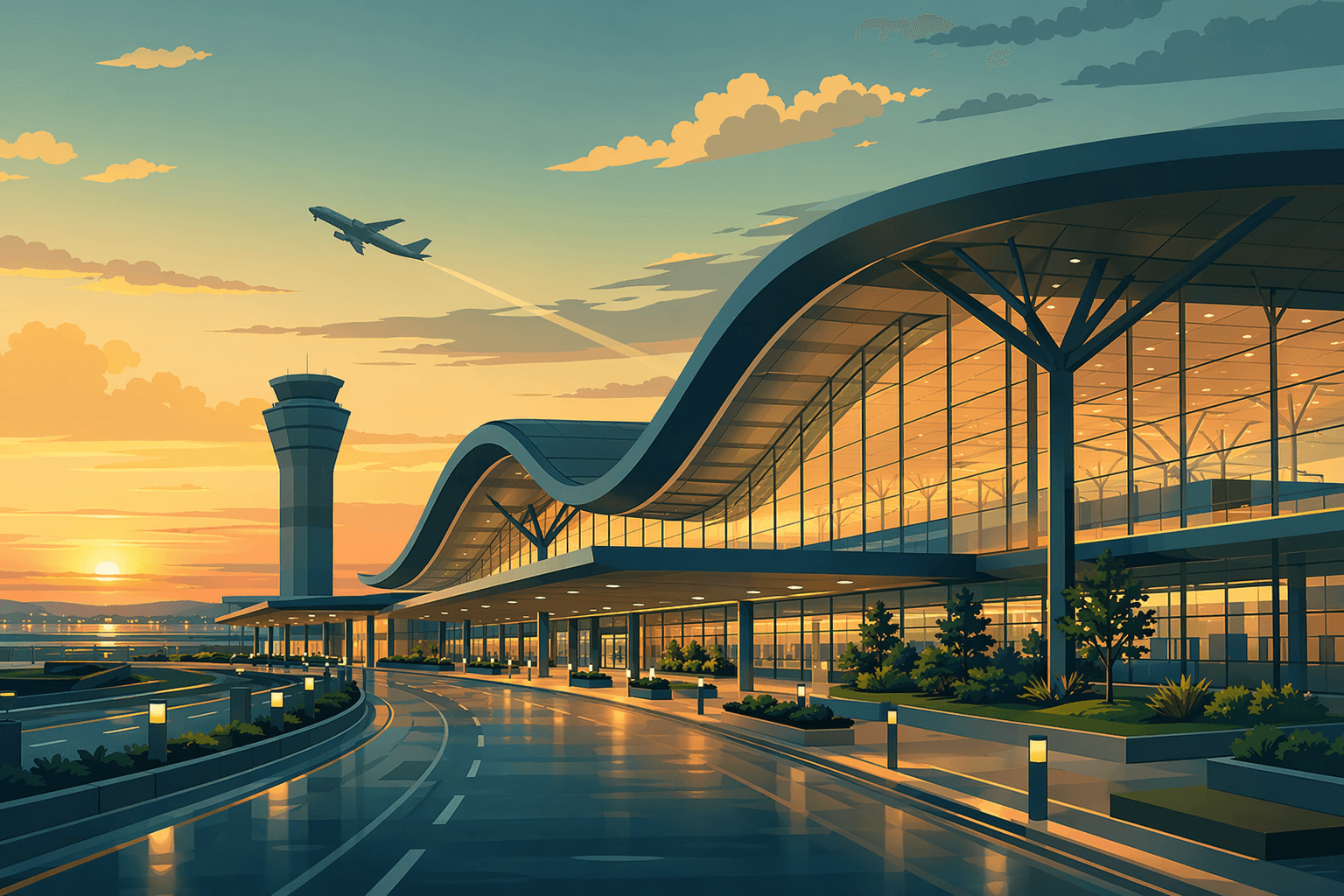 Airport Funding - illustration, Jake Team LLC