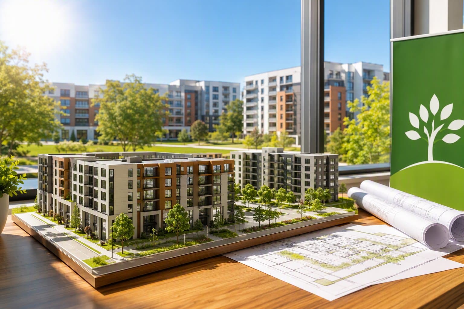 Affordable Housing Plan - illustration, Jake Team LLC