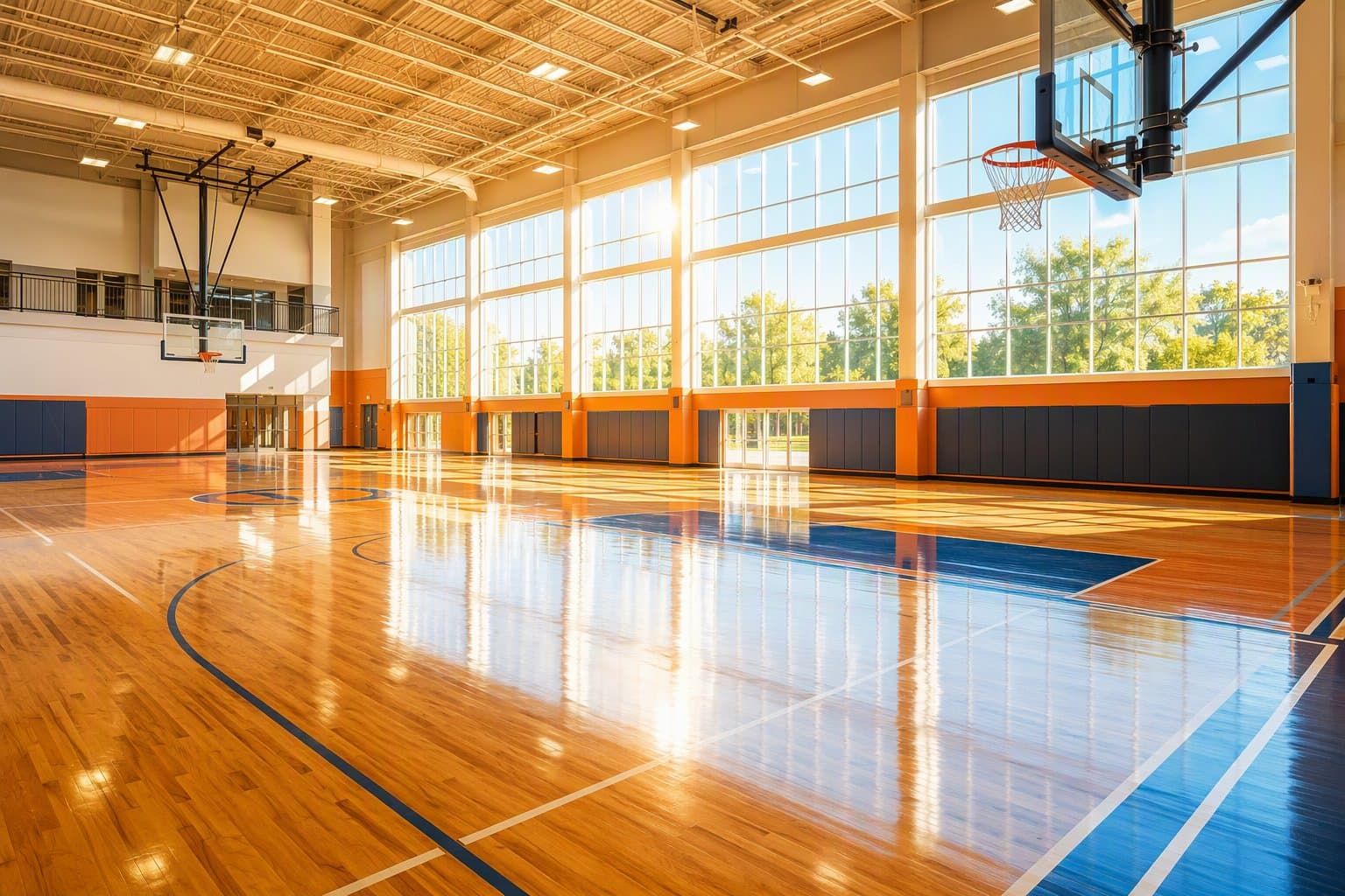 empty arena court - illustration, Jake Team LLC