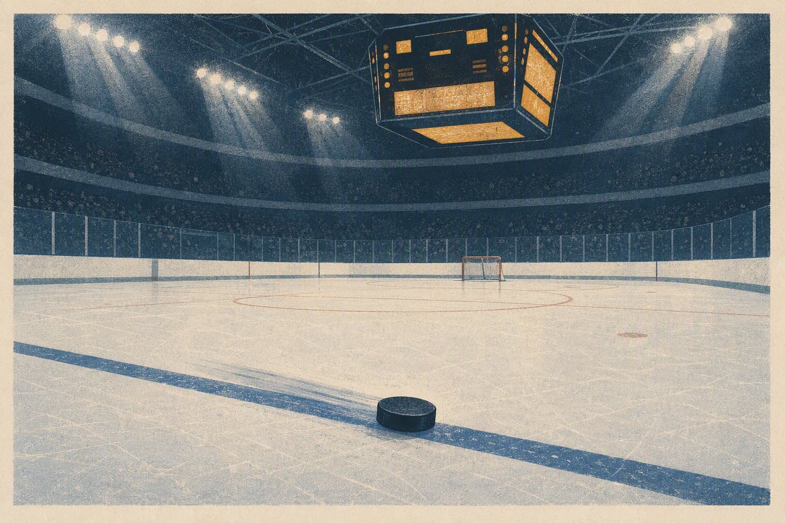 Ice Hockey Comeback - illustration, Jake Team LLC
