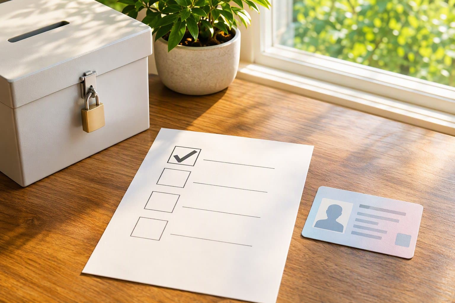 Voter ID Ballot - illustration, Jake Team LLC