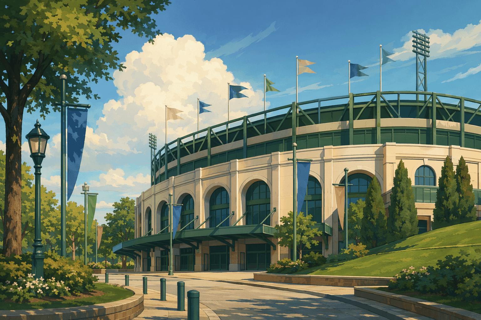 Baseball game - illustration, Jake Team LLC