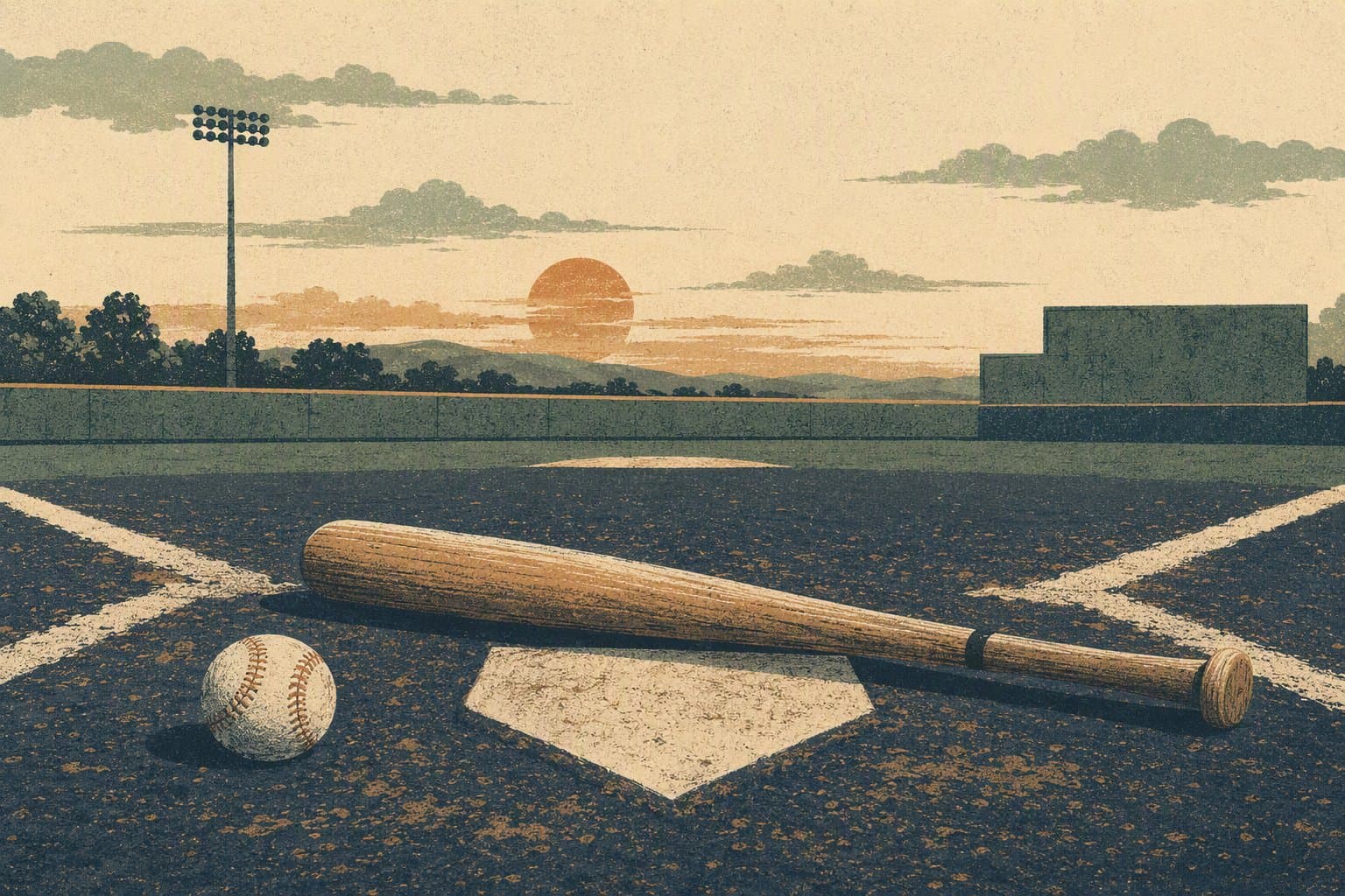 Baseball Victory - illustration, Jake Team LLC