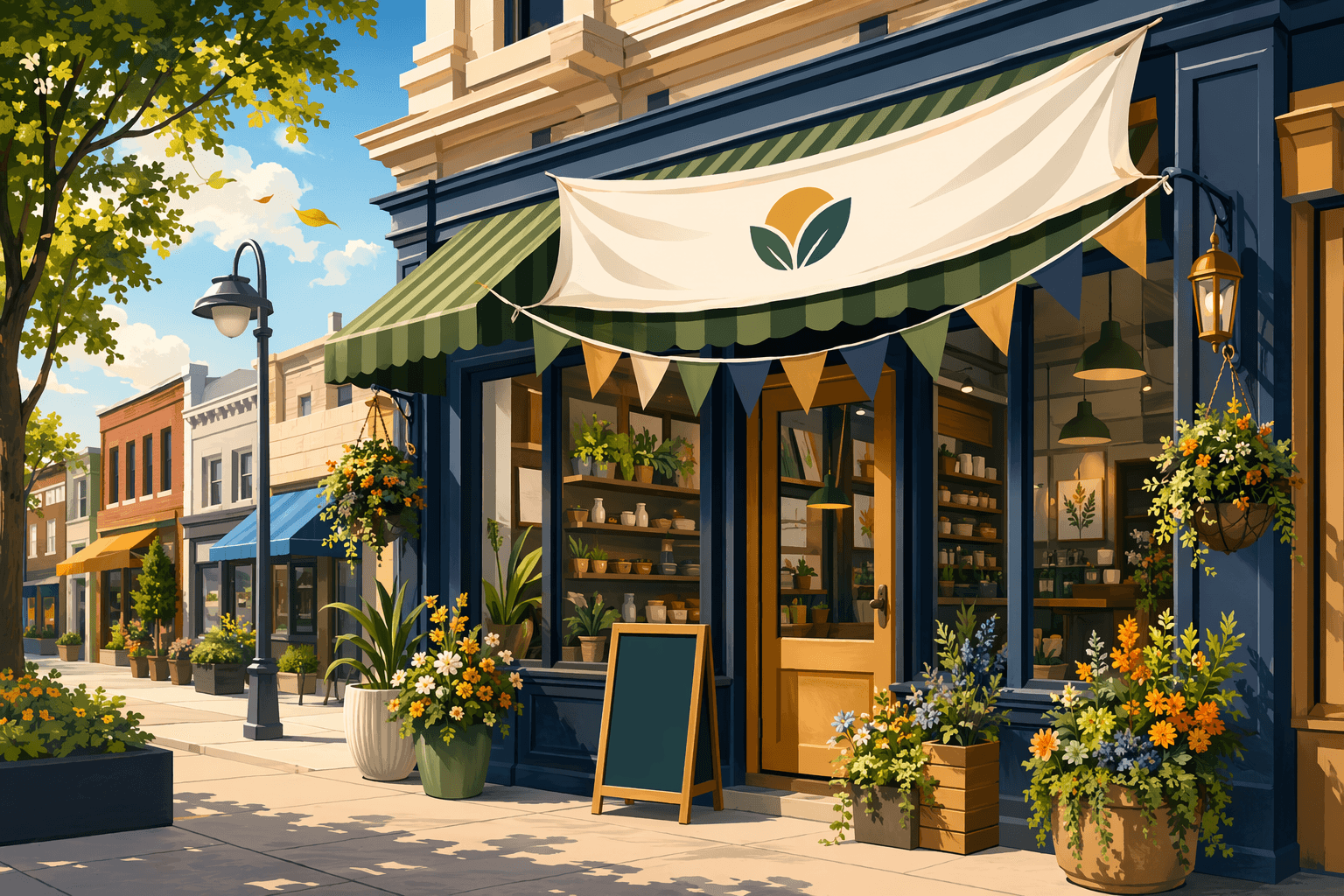 Gallery cafe opening - illustration, Jake Team LLC