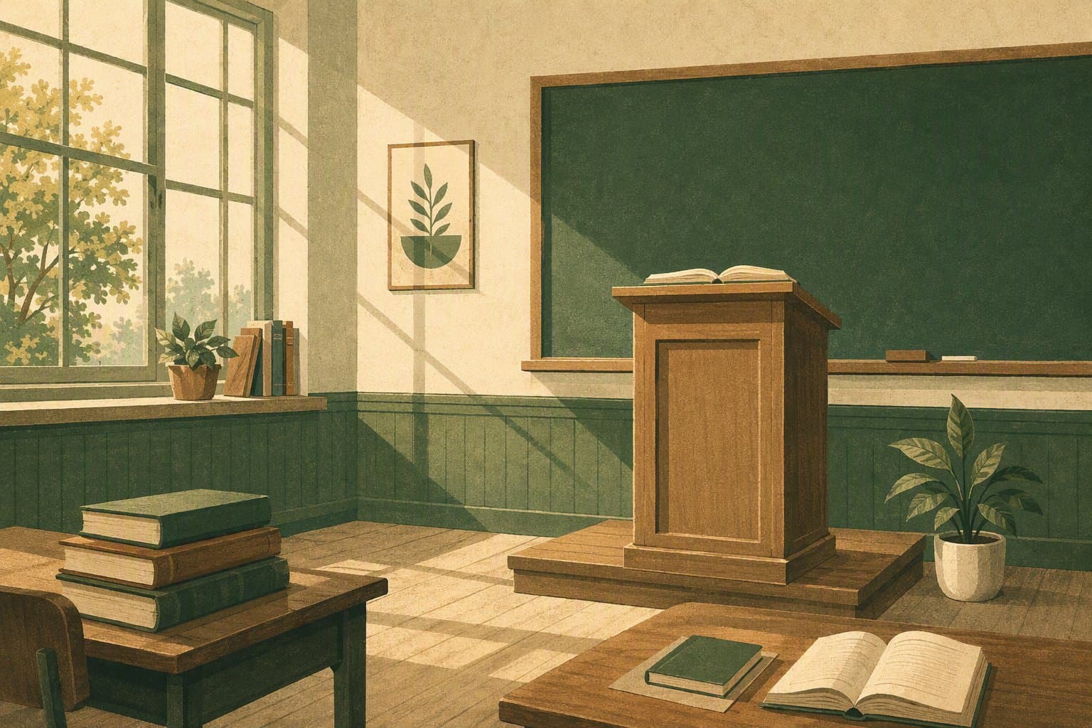 new school opening - illustration, Jake Team LLC