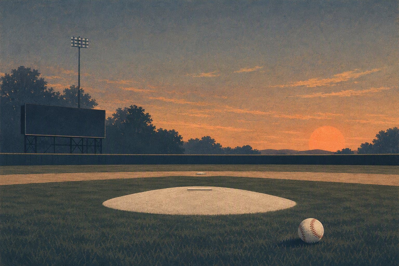 Baseball Shutout - illustration, Jake Team LLC