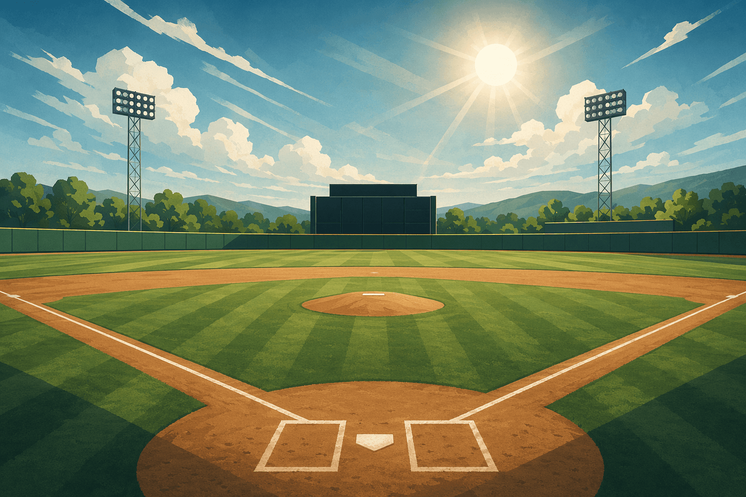 Baseball game - illustration, Jake Team LLC