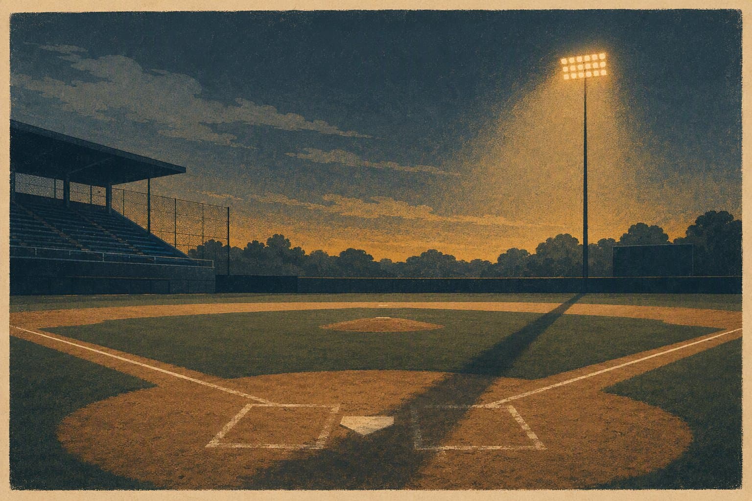 Late Inning Drama - illustration, Jake Team LLC