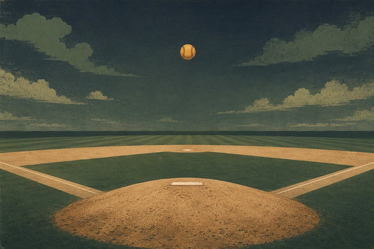 Baseball Pitching Duel - illustration, Jake Team LLC