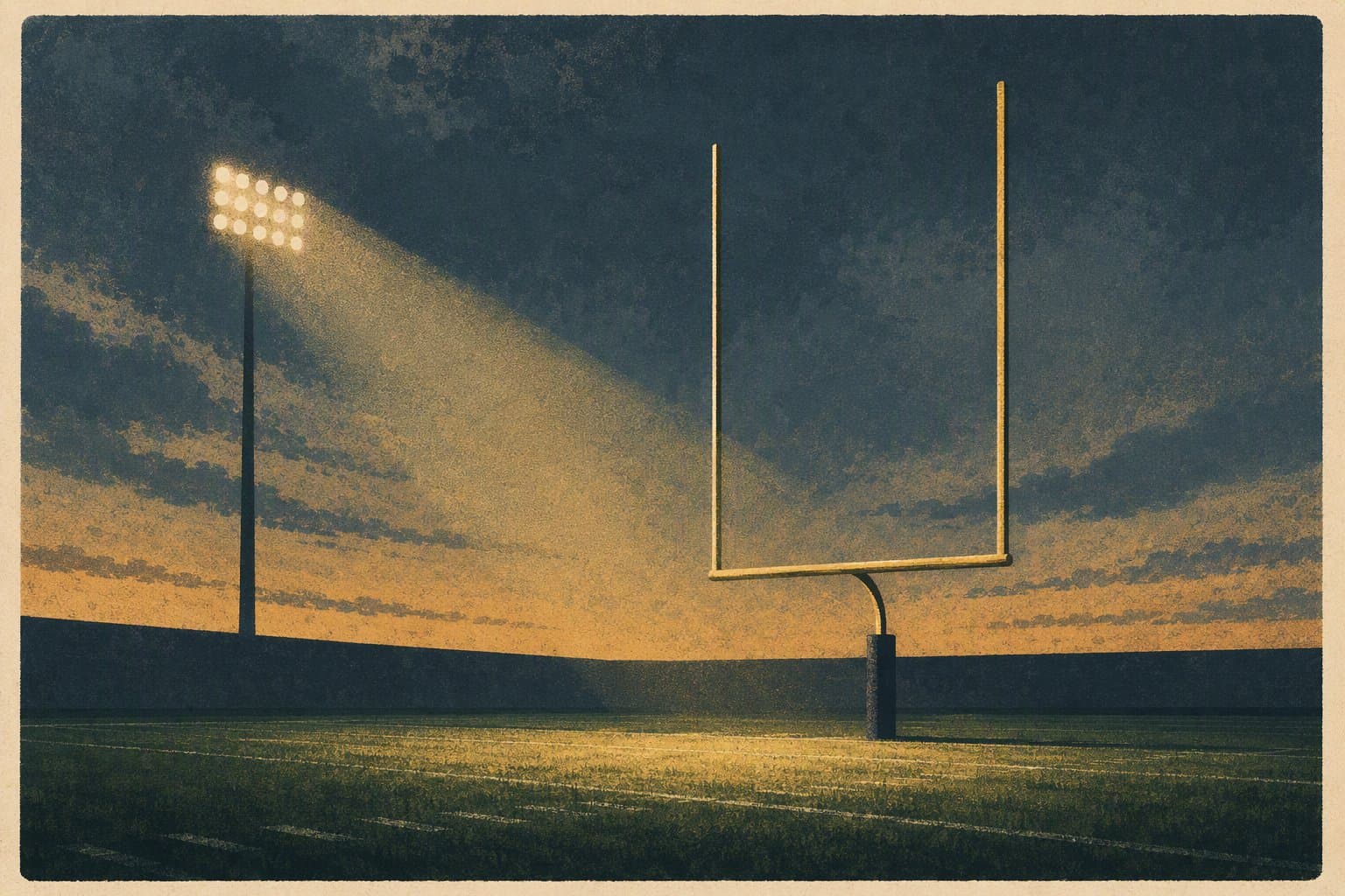 field goal drama - illustration, Jake Team LLC