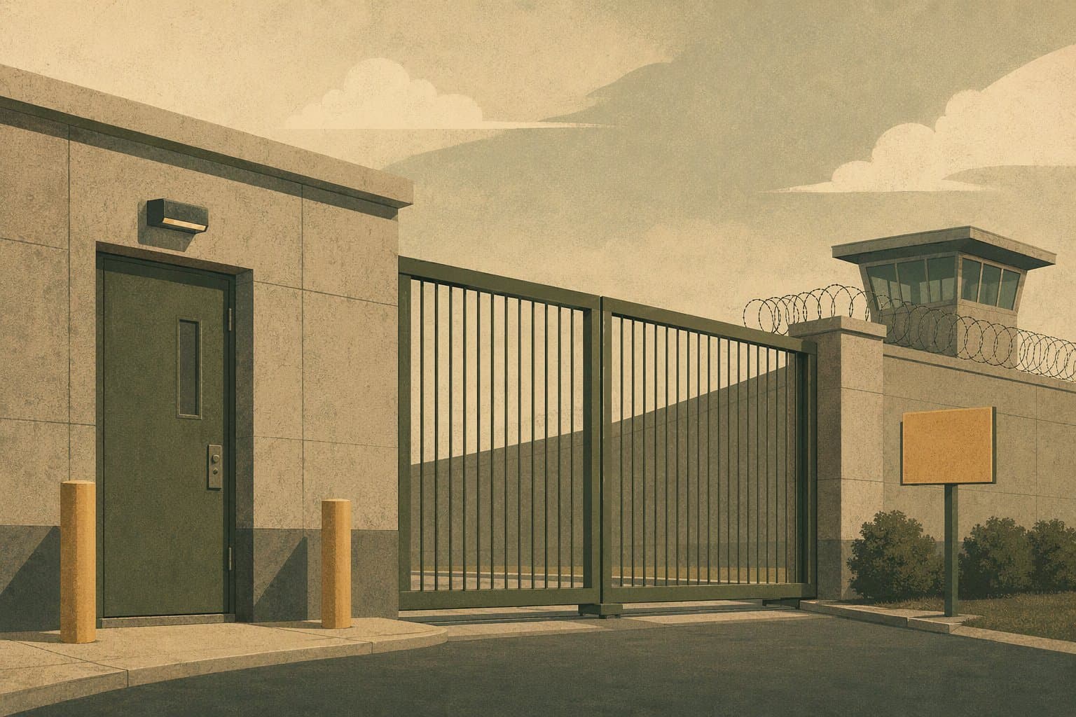 Jail Access Restriction - illustration, Jake Team LLC