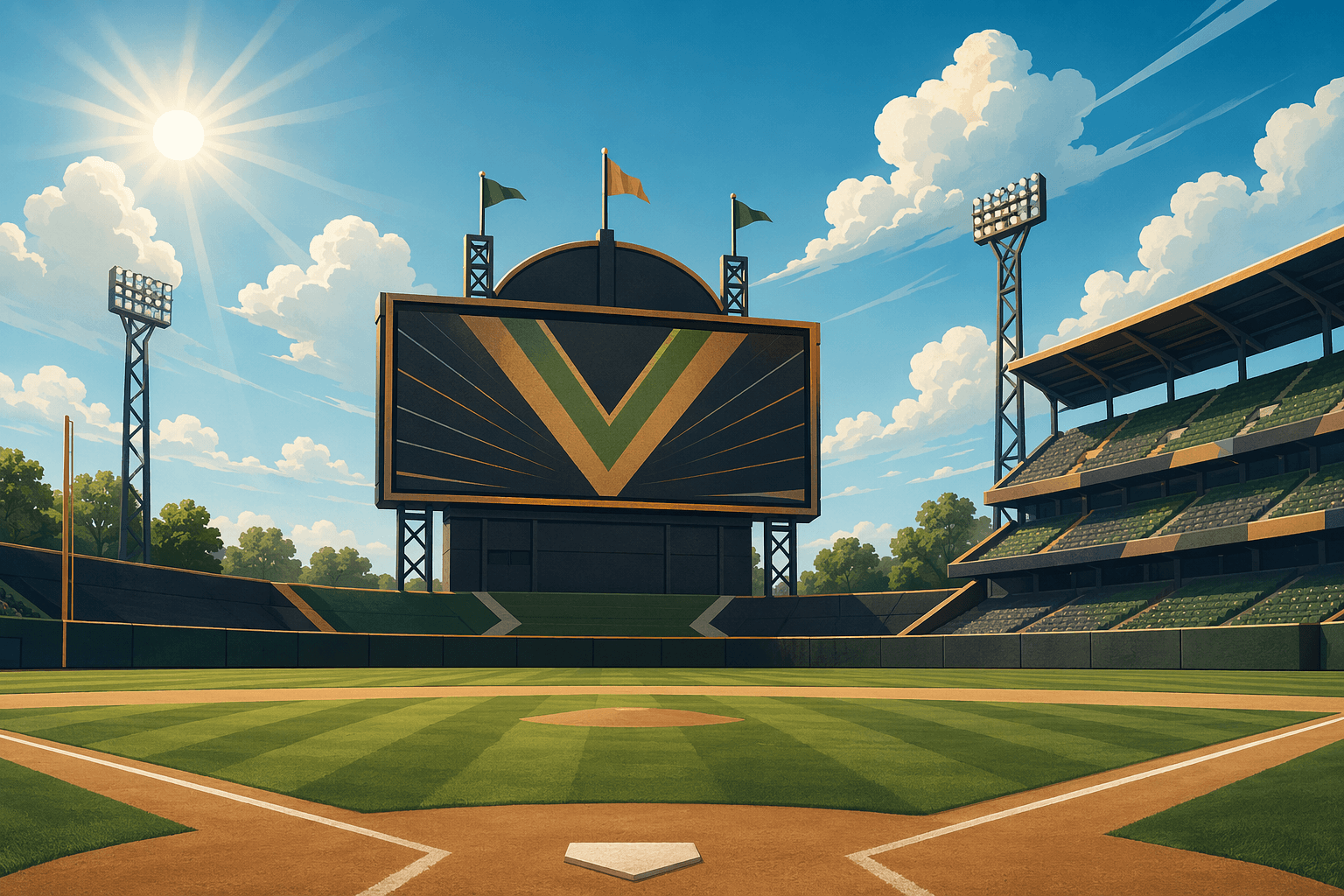 Baseball Victory - illustration, Jake Team LLC