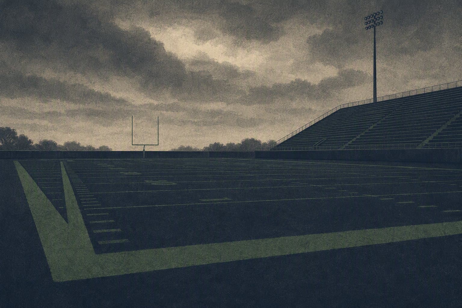 football field perspective - illustration, Jake Team LLC