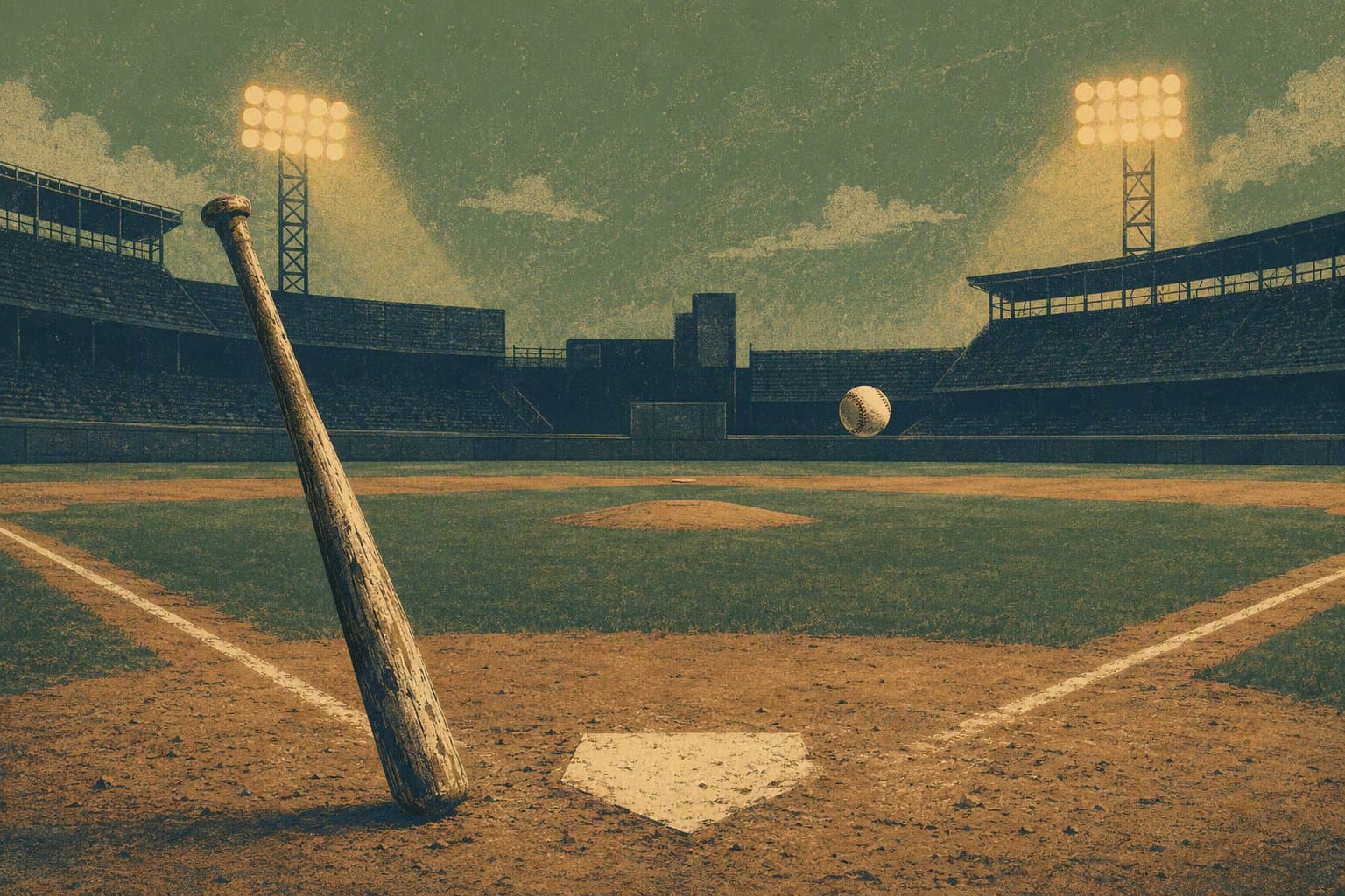 Late Inning Tension - illustration, Jake Team LLC