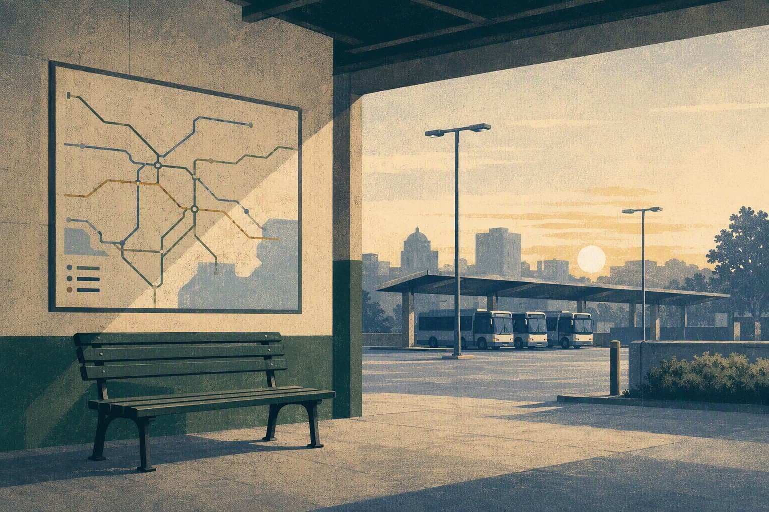 civic transit - illustration, Jake Team LLC