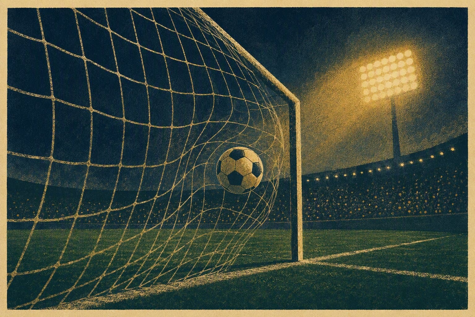 Late Soccer Equalizer - illustration, Jake Team LLC