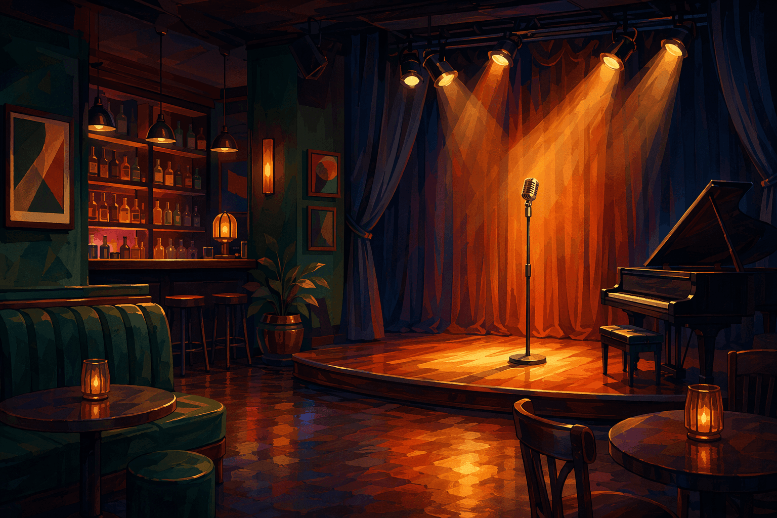 Live Music - illustration, Jake Team LLC