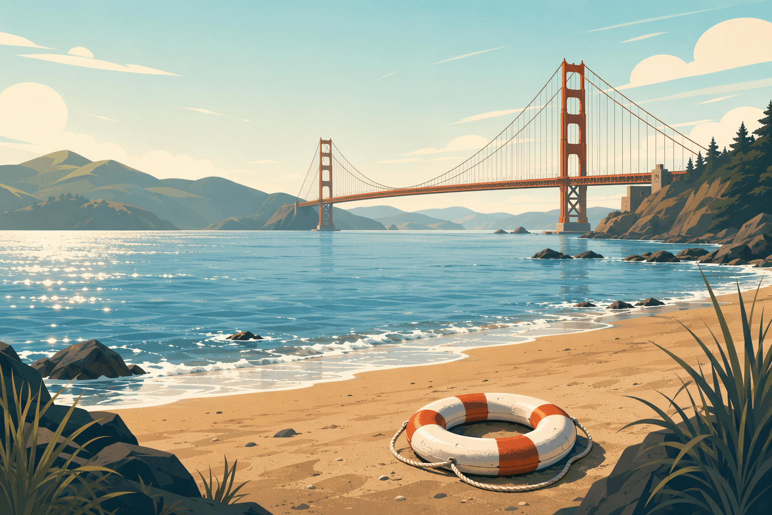 Bay Rescue - illustration, Jake Team LLC