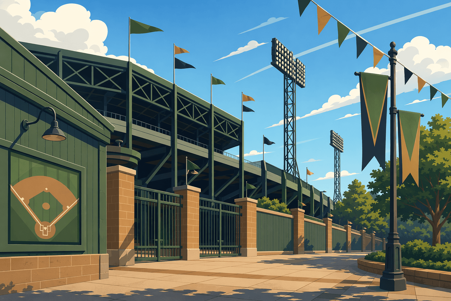 Baseball Victory - illustration, Jake Team LLC