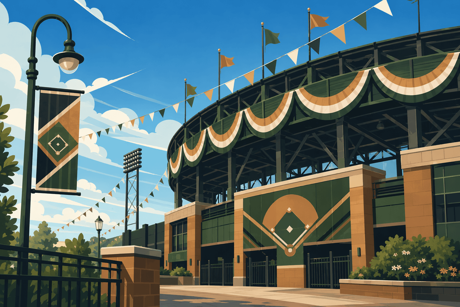 stadium victory - illustration, Jake Team LLC