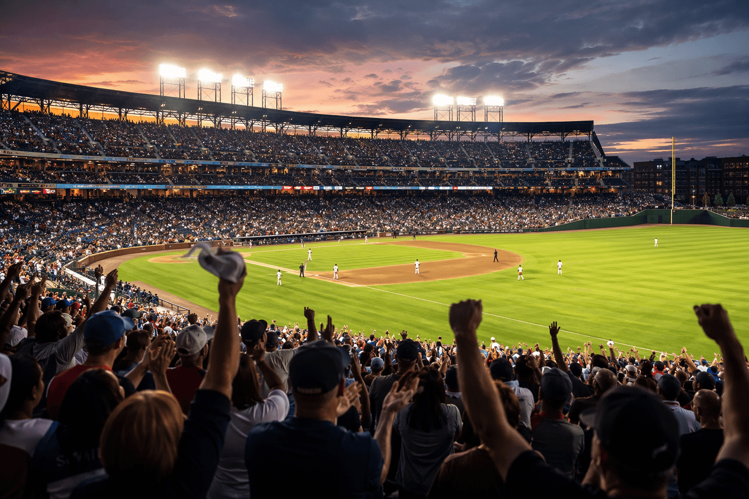baseball stadium atmosphere - illustration, Jake Team LLC