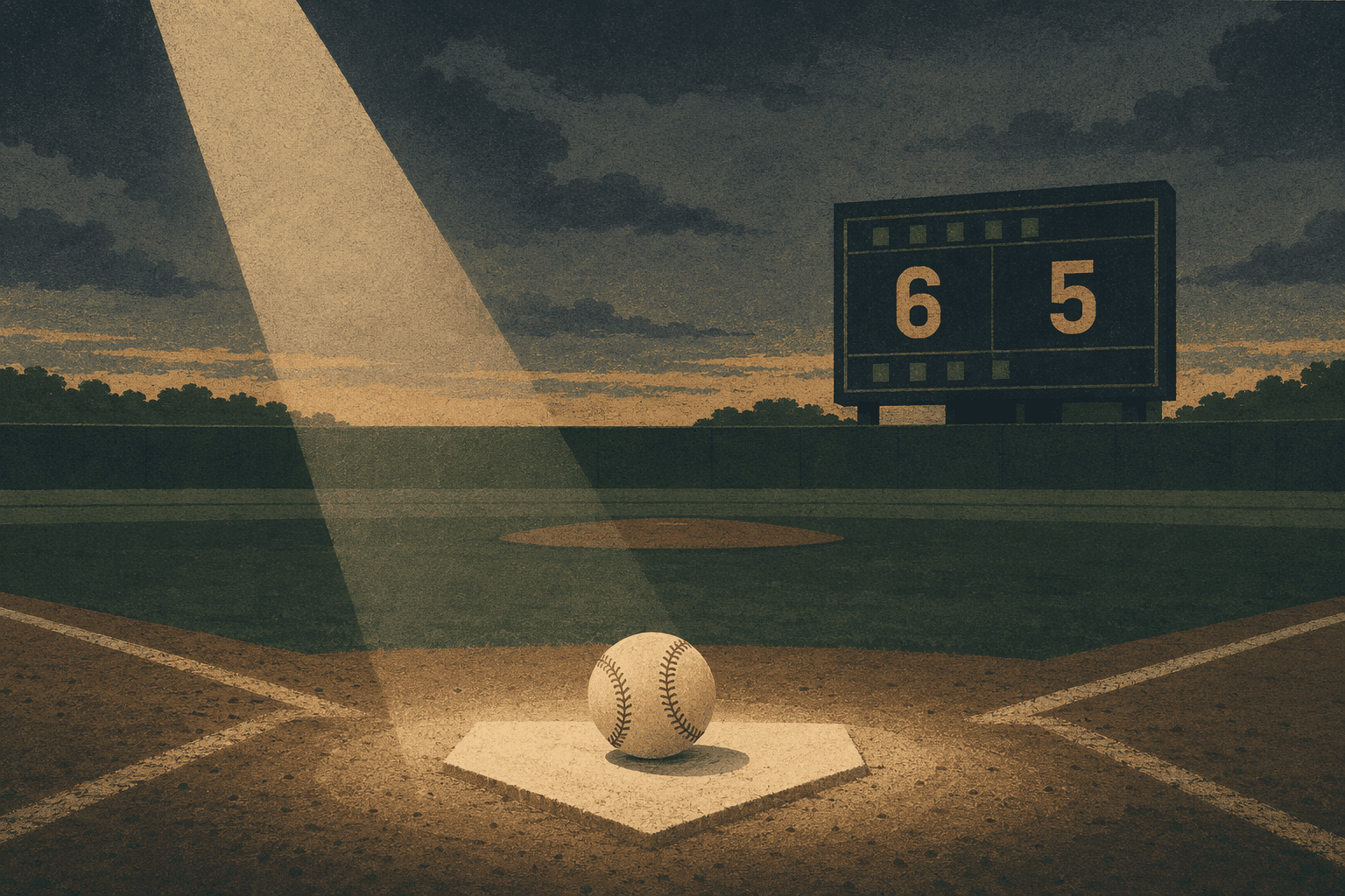 baseball thriller tension - illustration, Jake Team LLC