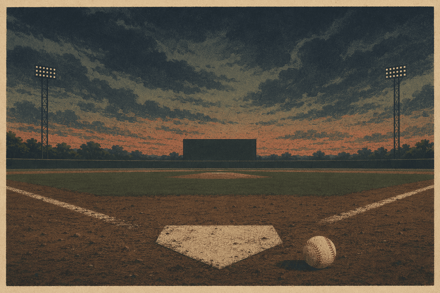 extra-inning baseball drama - illustration, Jake Team LLC