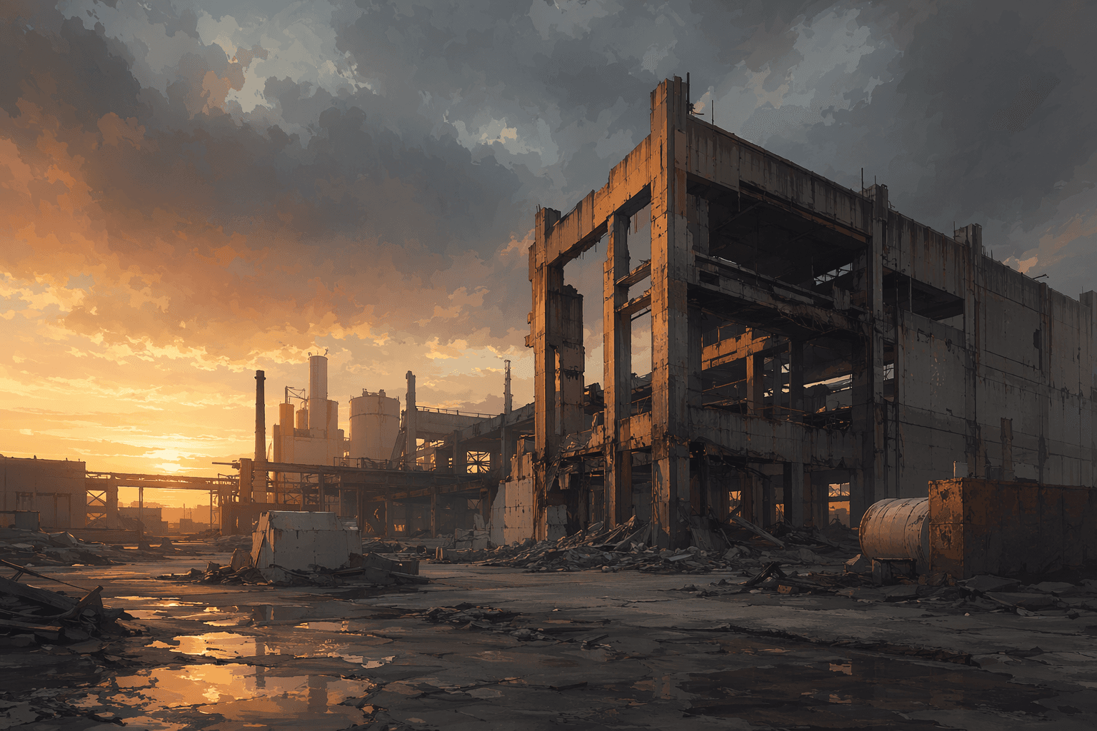 Industrial demolition - illustration, Jake Team LLC