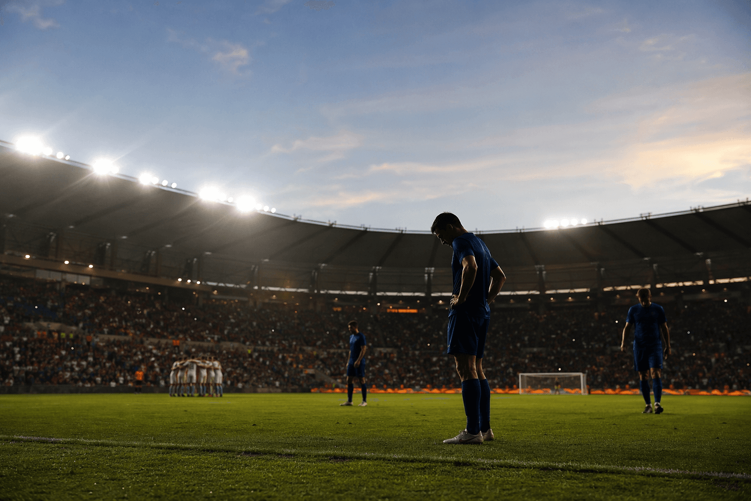 Soccer match tension - illustration, Jake Team LLC