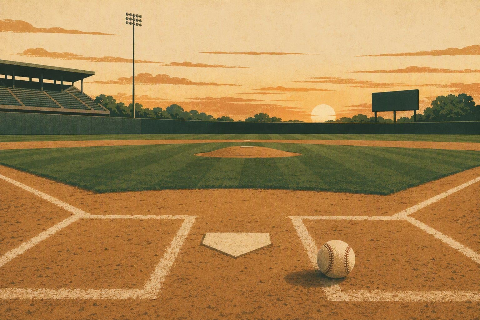 Baseball Victory - illustration, Jake Team LLC