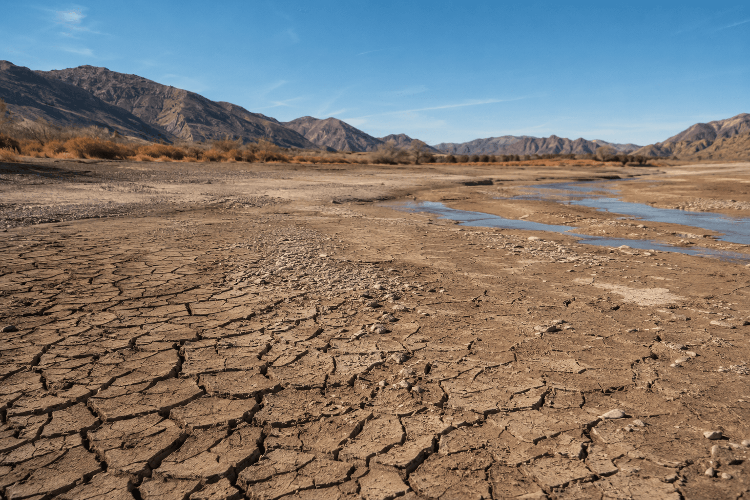Colorado River Water Scarcity - illustration, Jake Team LLC