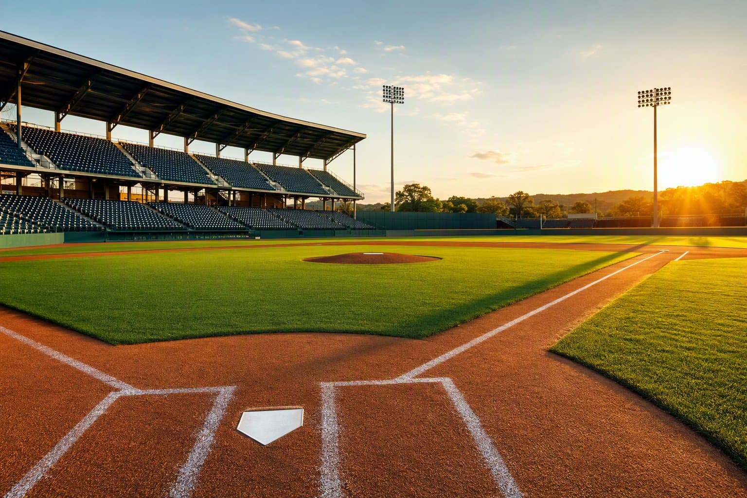 baseball stadium - illustration, Jake Team LLC