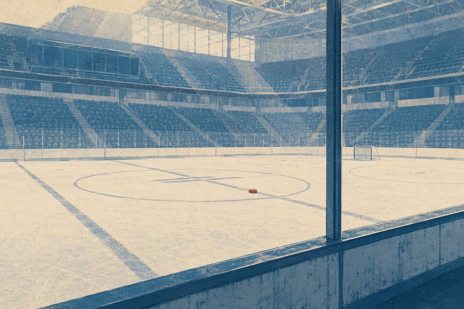 Empty Arena Ice - illustration, Jake Team LLC