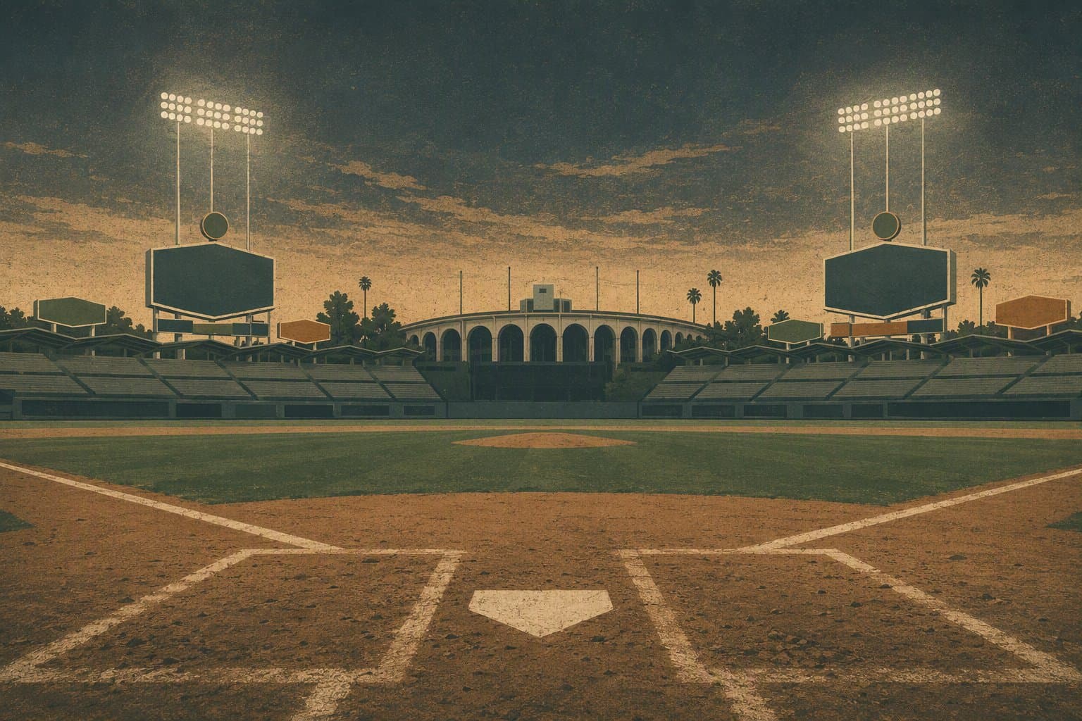 Victory at Dodger Stadium - illustration, Jake Team LLC