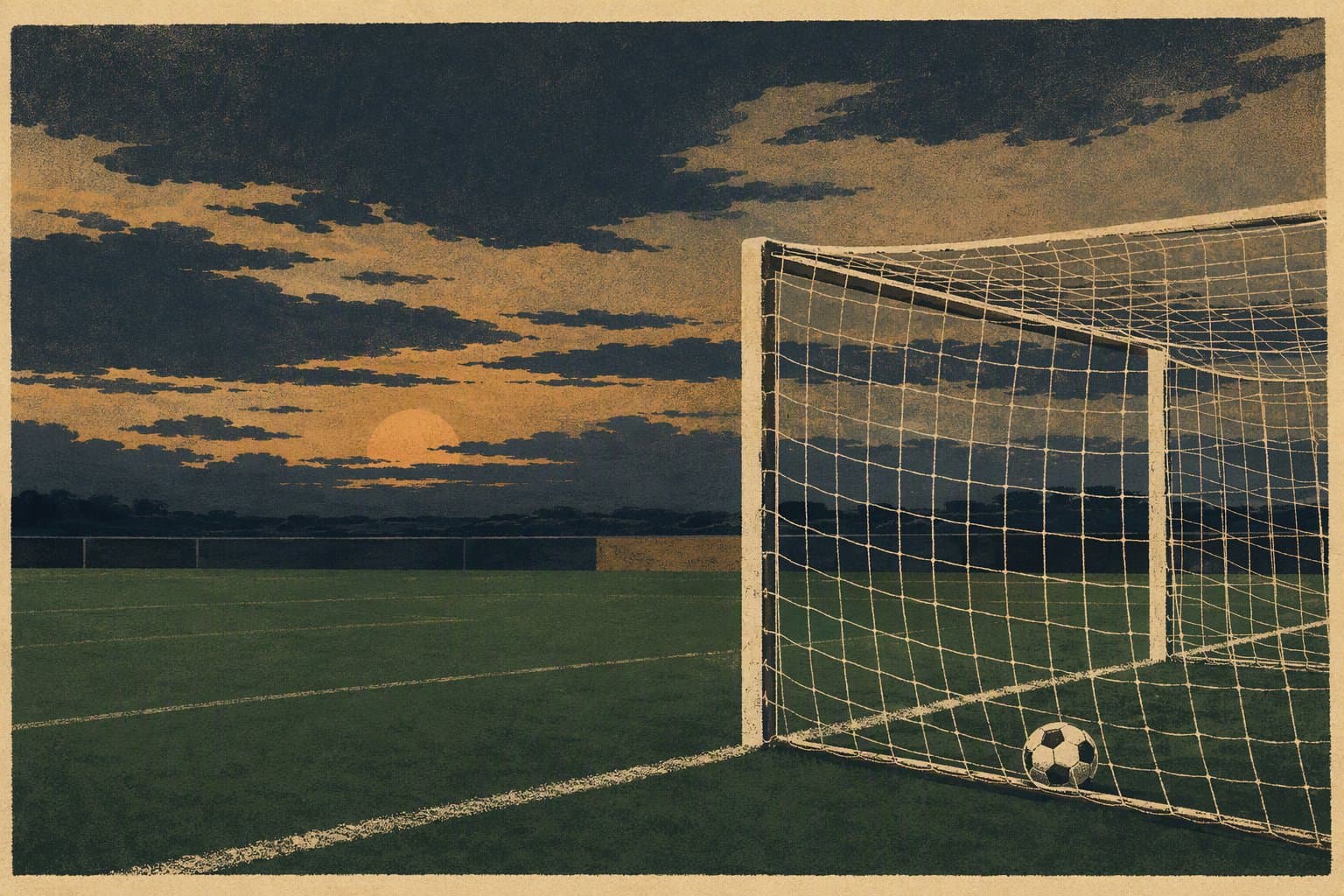Late Goal - illustration, Jake Team LLC