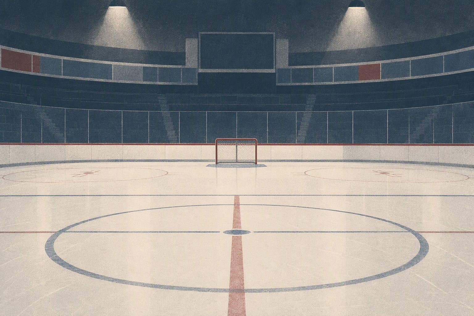Empty Arena Ice - illustration, Jake Team LLC