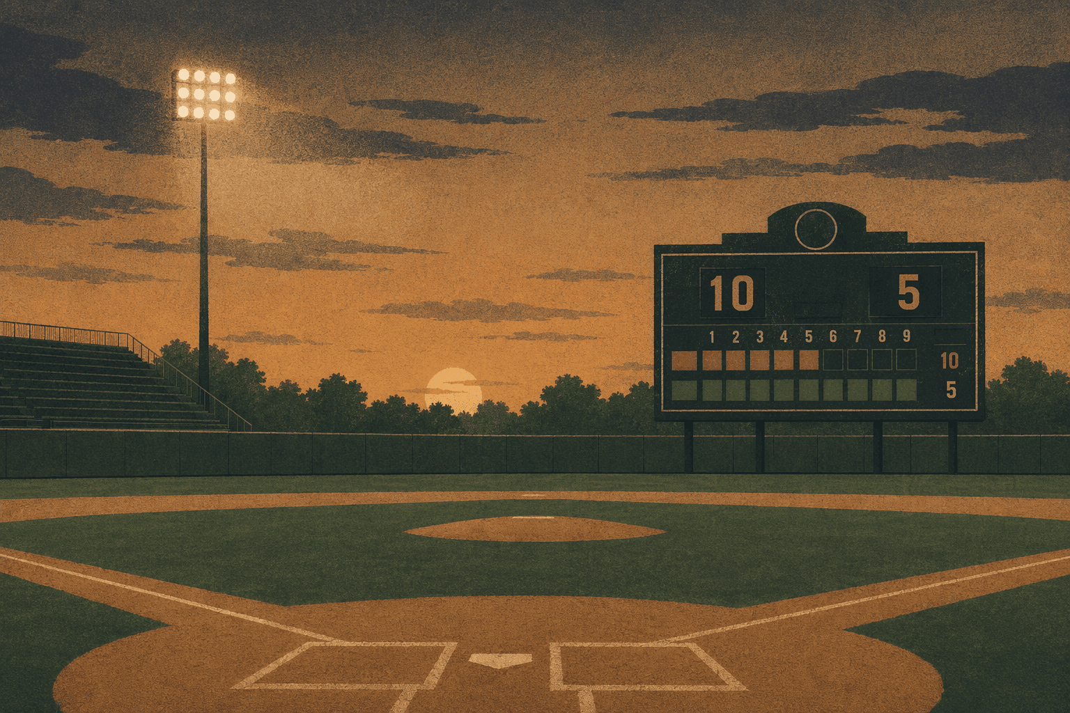 Baseball Lead Shift - illustration, Jake Team LLC