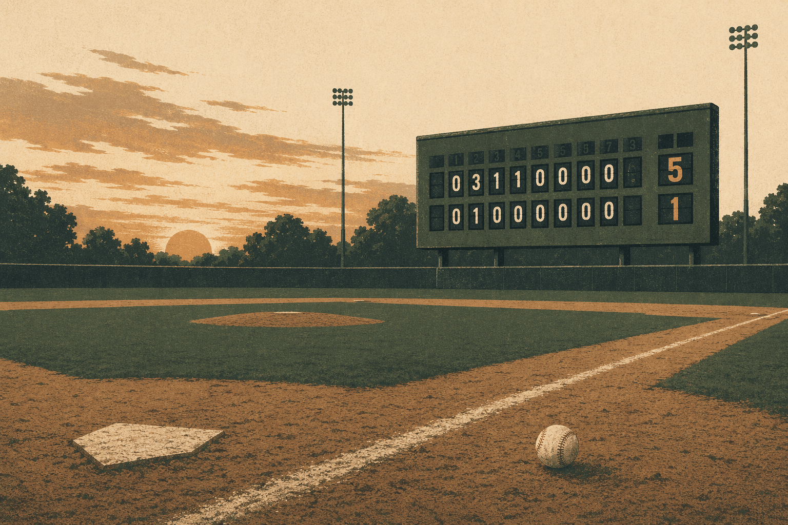 Baseball comeback - illustration, Jake Team LLC