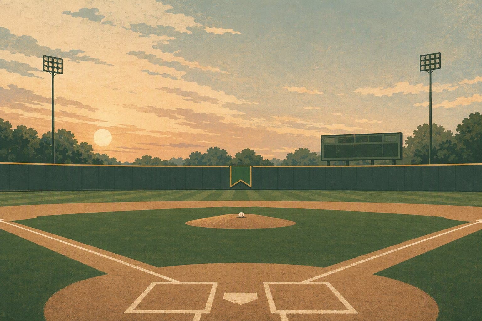 Baseball Shutout - illustration, Jake Team LLC