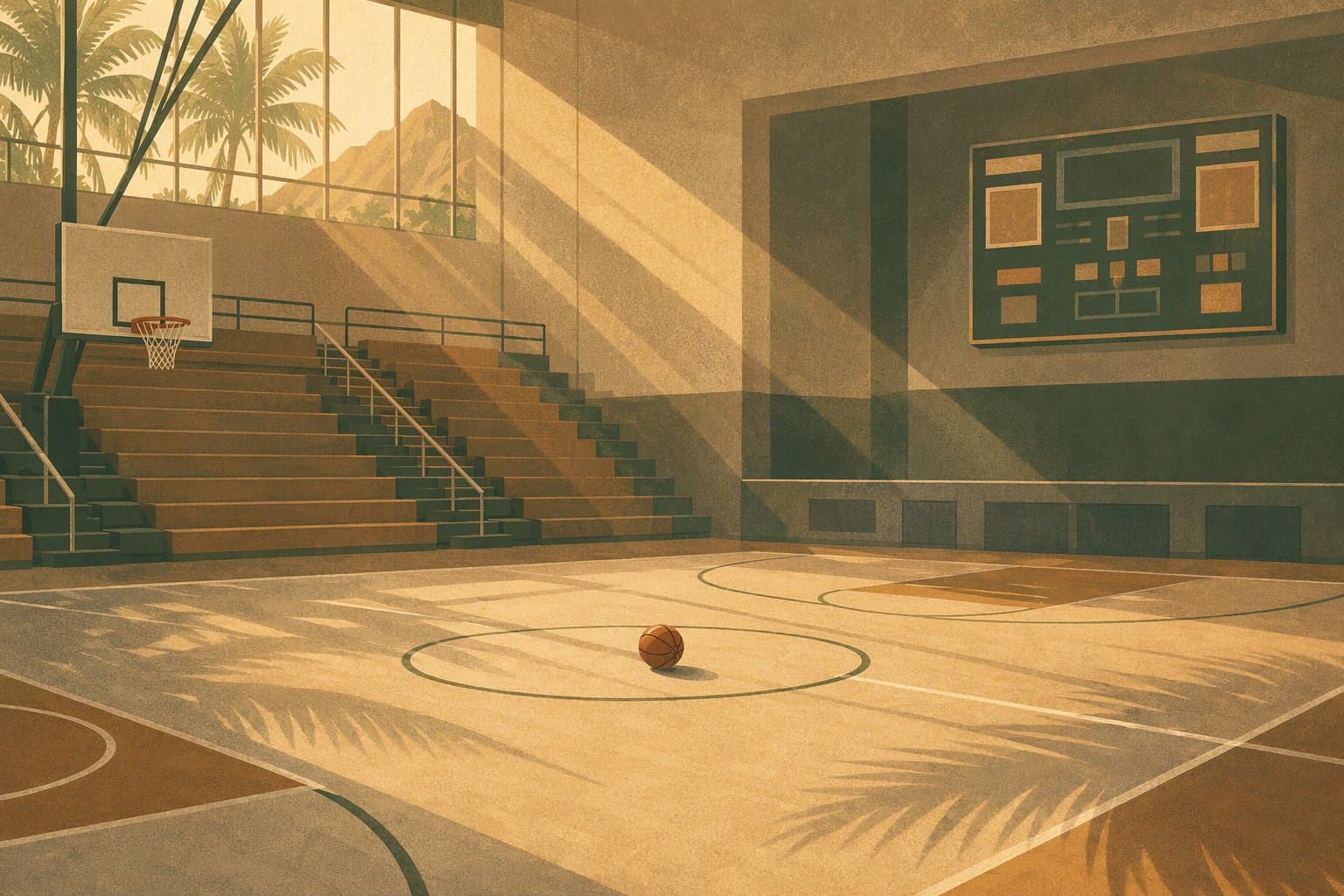 Honolulu Basketball - illustration, Jake Team LLC