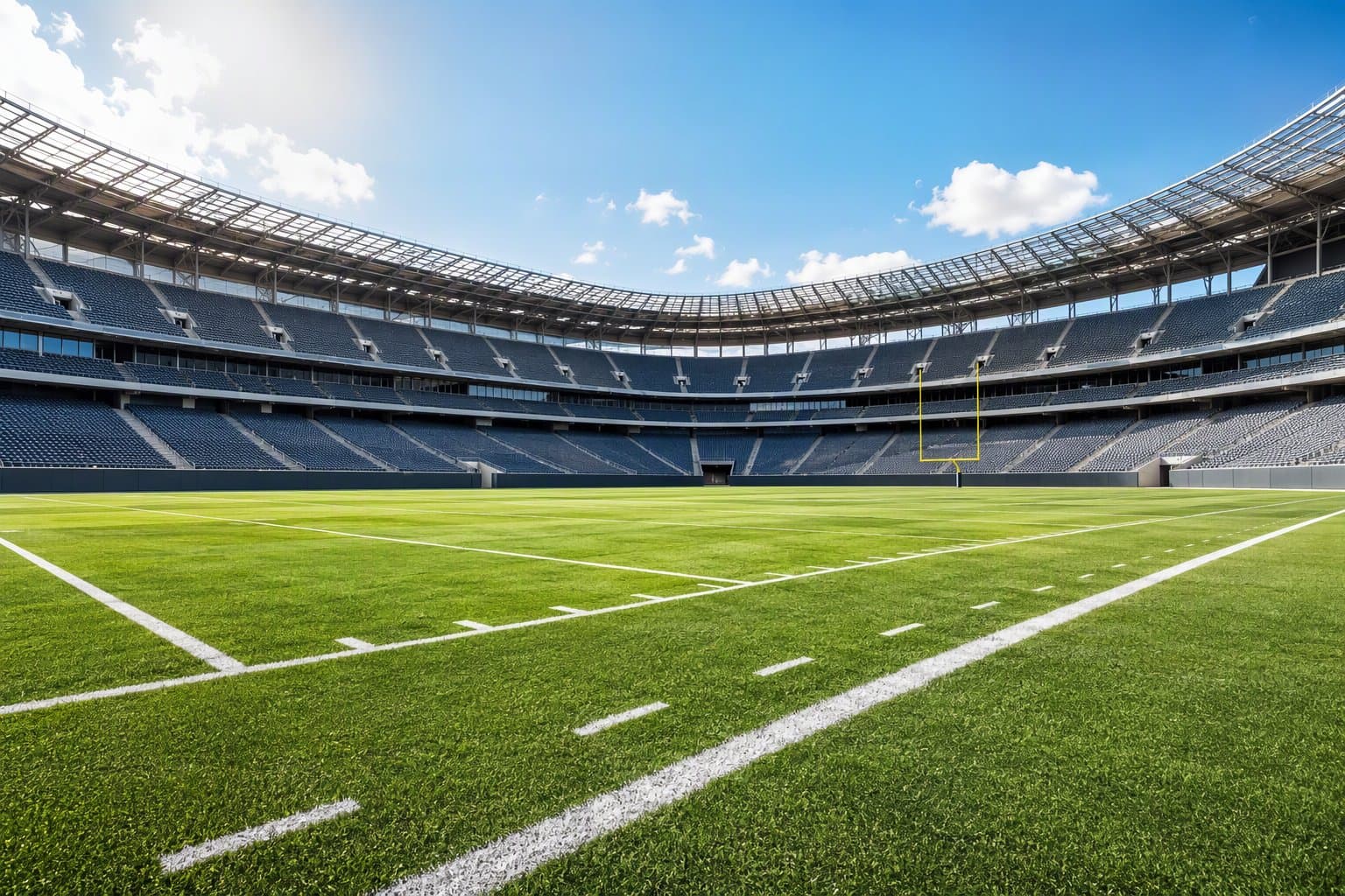 empty football stadium - illustration, Jake Team LLC