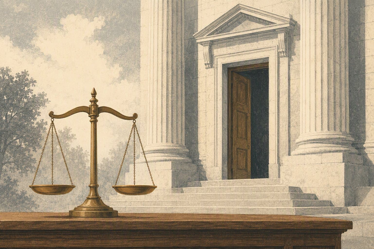 Saratoga Justice - illustration, Jake Team LLC