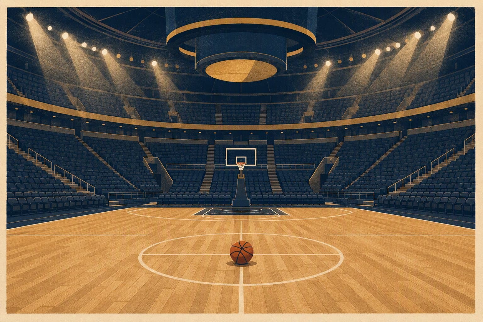 Basketball Arena - illustration, Jake Team LLC