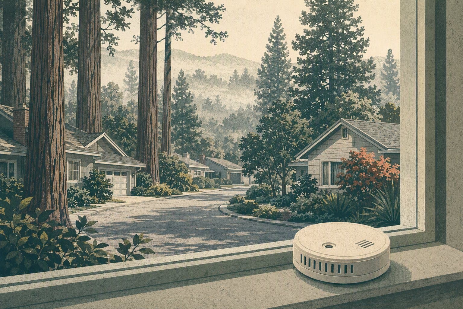 Monte Sereno fire safety - illustration, Jake Team LLC