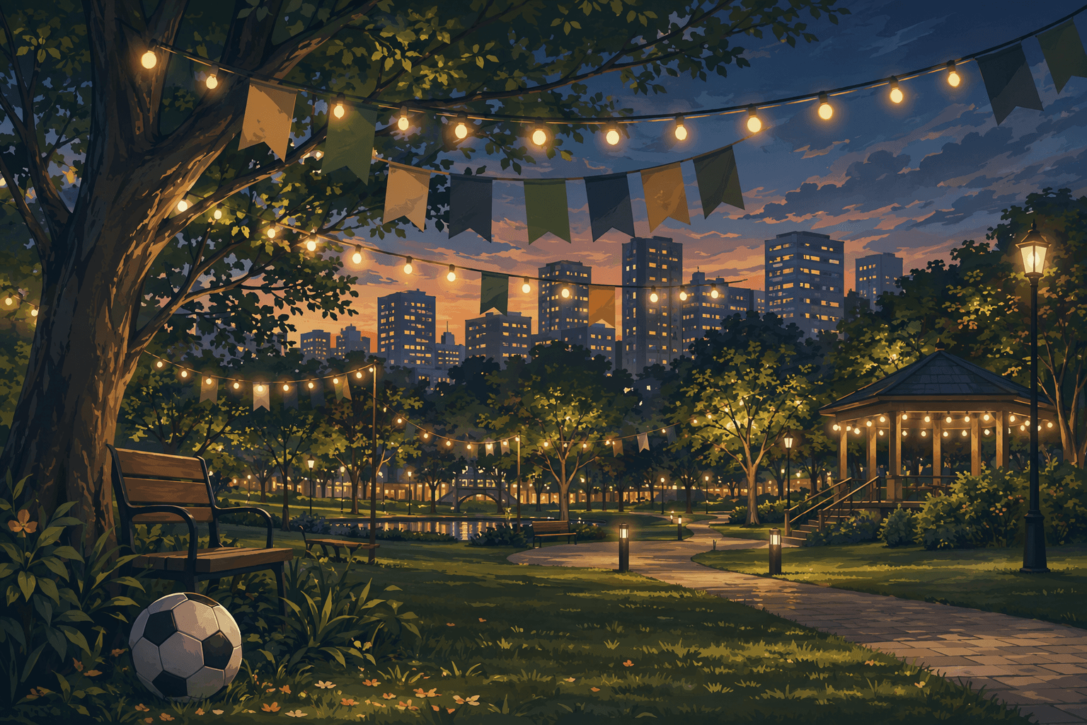 Soccer watch party - illustration, Jake Team LLC