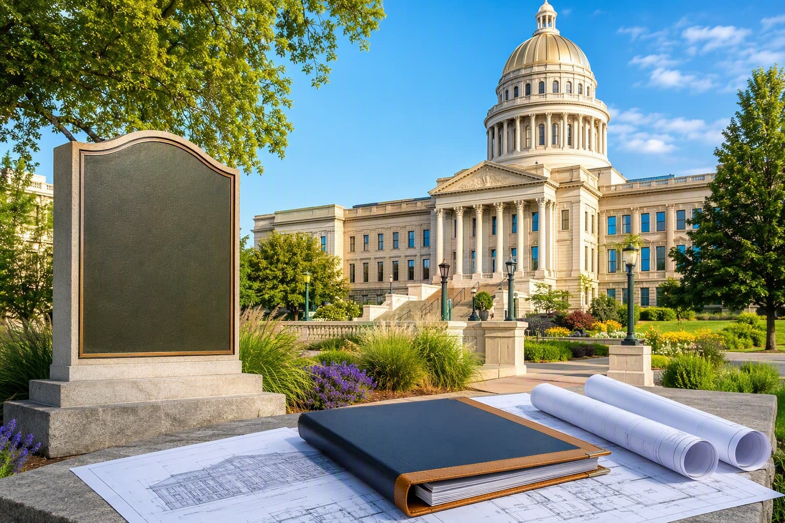 Historic Civic Preservation - illustration, Jake Team LLC